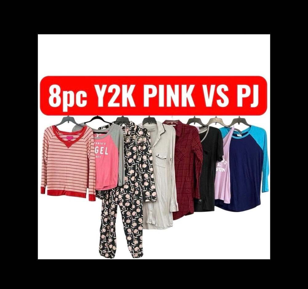 Victoria's Secret Vintage 8-Piece Y2K Pajama Set Assorted Styles XS S 0-2